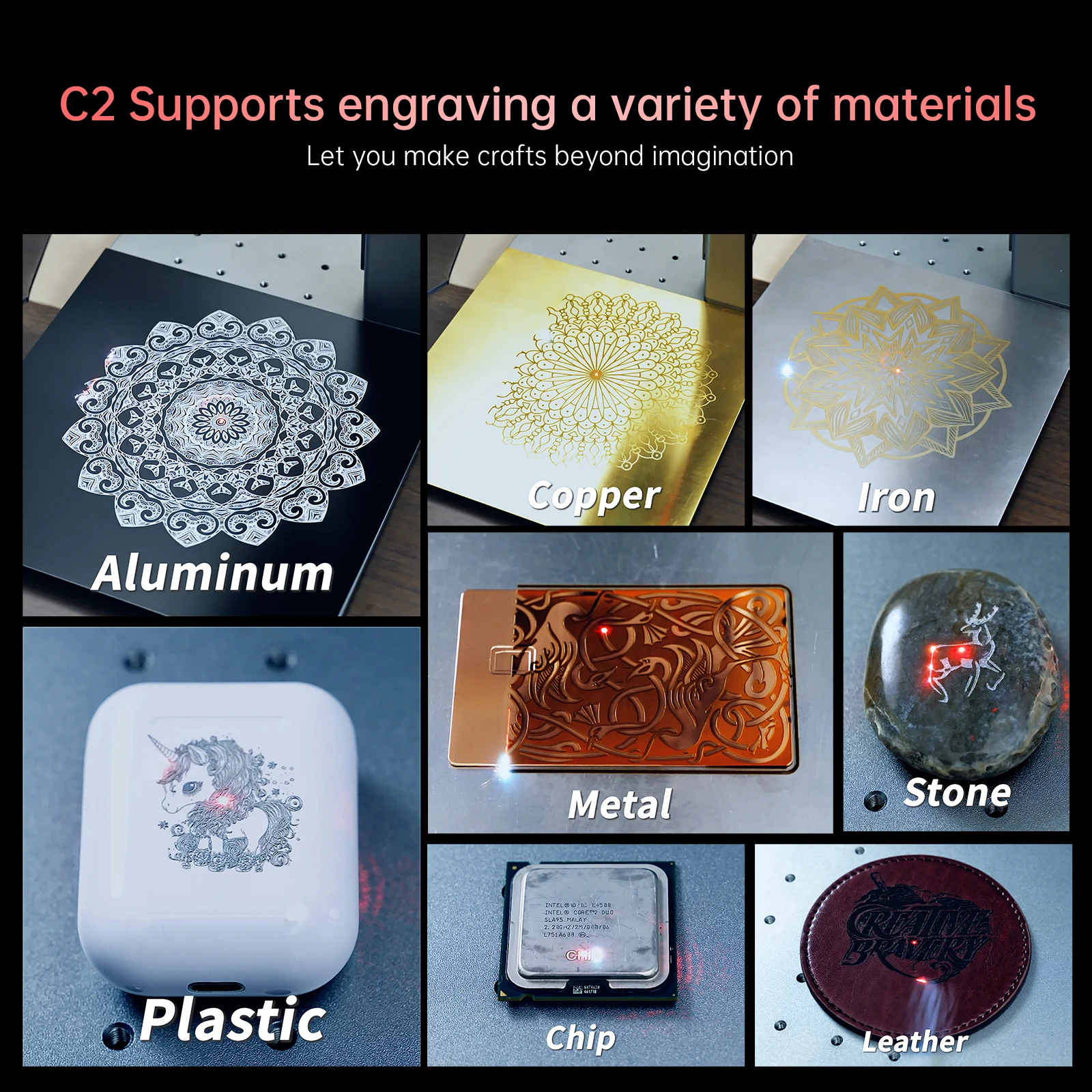 氏。CRAVEC2ユニバーサルメタル効率の高いポータブル3Dフォト