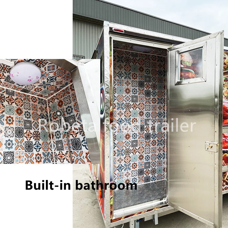 Mobile Fast Food Kitchen Food Truck Miami With Complete Kitchen For