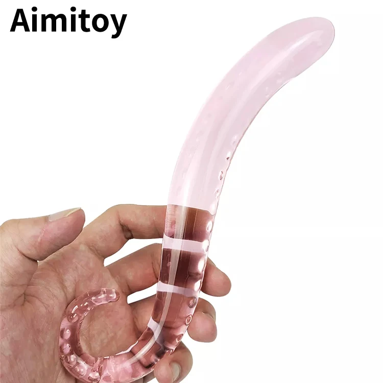 Aimitoy Sex Toys Pink Color Oem Design Glass Dildos For Lesbians Women And Sm Games Buy Glass Anal Plug Glass Dildo Erotic Anal Toy Product on Alibaba