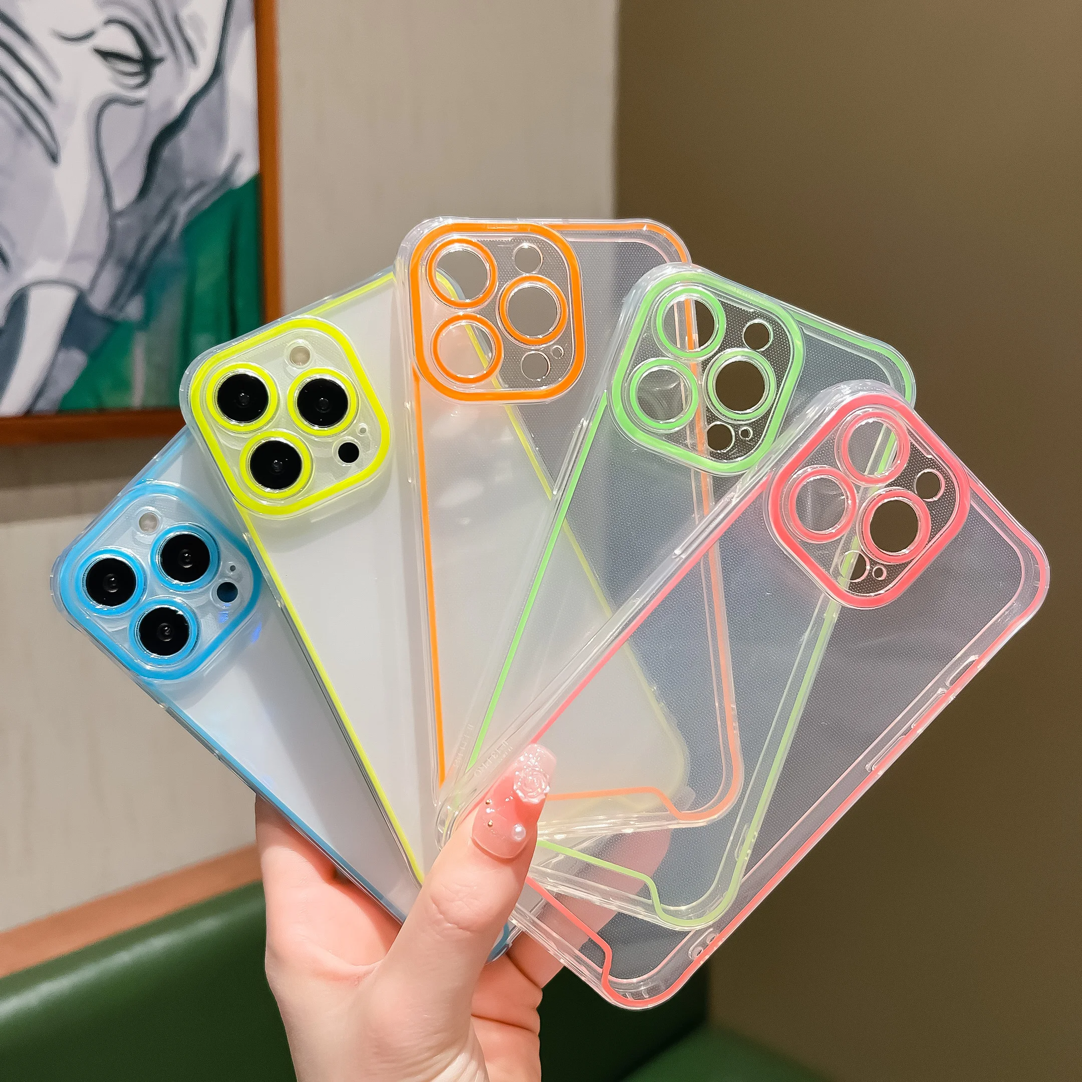 Night Light Luminous Silicone Soft Phone Case for iPhone 11 12 13 14 15 16 17 Pro Max X XR XS Max Transparent Back Covers Night Light Luminous Silicone Soft Phone Case for iPhone 11 12 13 14 15 16 17 Pro Max X XR XS Max Transparent Back Covers