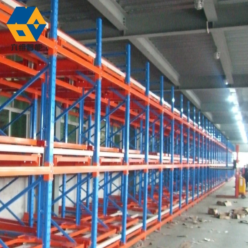 NOVA Warehouse Heavy Duty Duurzaam 5-laags stalen pushback palletstellingsysteem voor magazijnopslag Efficiënte opslagoplossing