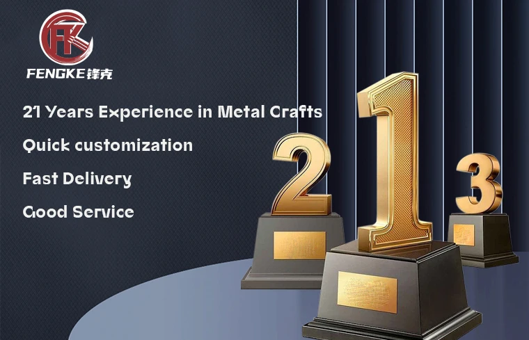 Cheaper Wholesale Custom 3D Creative Metal Trophy Craft Decorations Rotatable Soccer Sports Award Trophies Cup factory