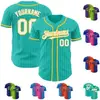 Aqua Green and White Pinstripe