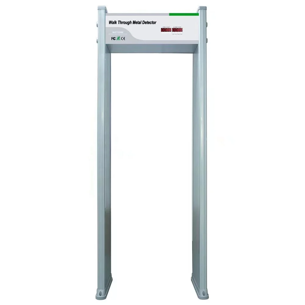 Security Door Frame 18 Zone Detecting Walk Through Metal Detector Gate