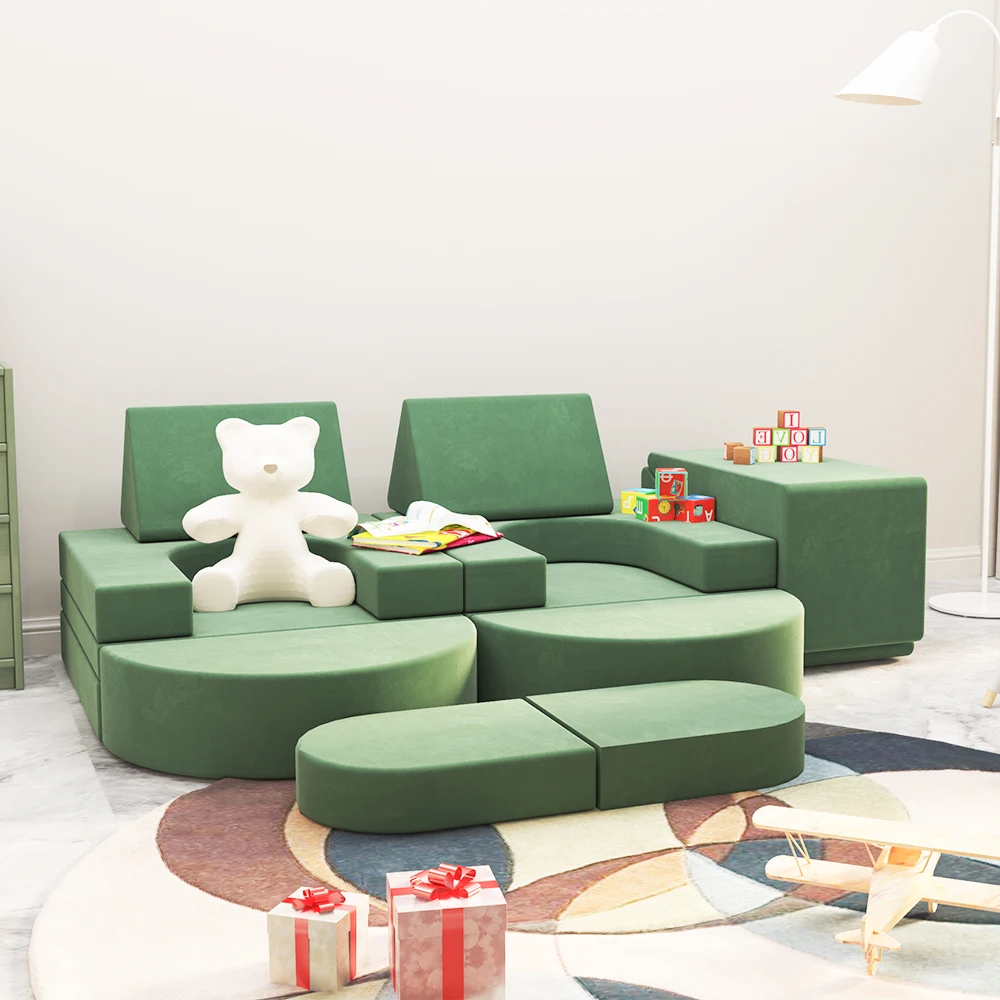 Foam Kids Sofa Cushion Soft Play Furniture For Children's Indoor