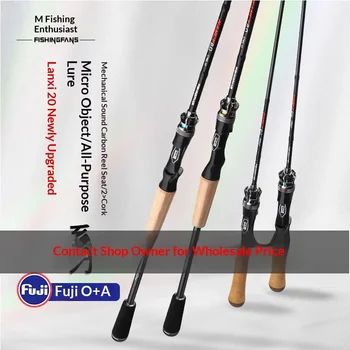 Fishing Fans Lanxi Universal Single Rod Micro-Object Luya Ejection Fishing Rod for Gun Handle Straight Handle Fuji Guides Lake – Rod – view 3