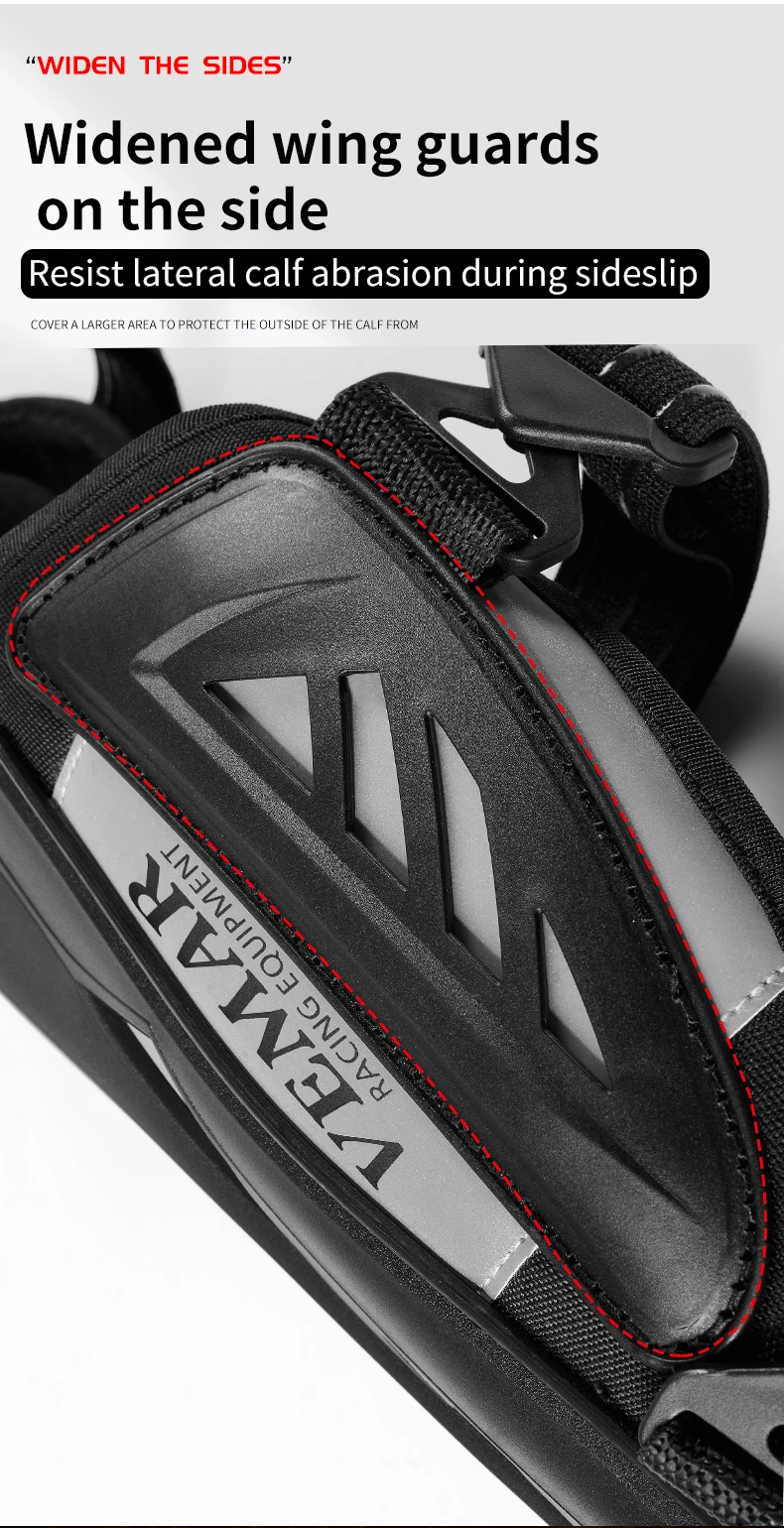 Vemar Motorcycle Knee Pad Widened Plus Velvet Knee Pads Protect Riding