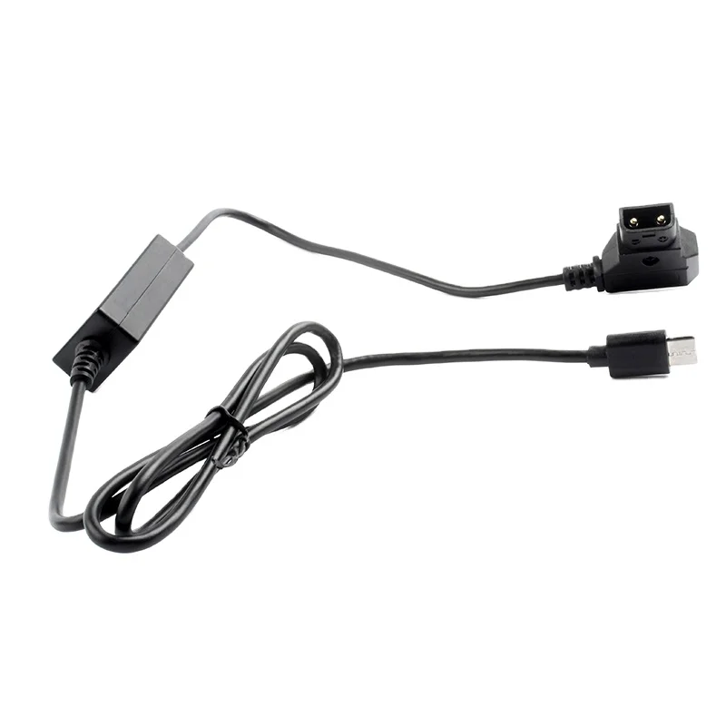 9V D-Tap Male to USB C Type-C PD Quick Charging Power Cable for V Mount Battery PowerTap Mobile Phone Pad Tablet Mac-Book Device