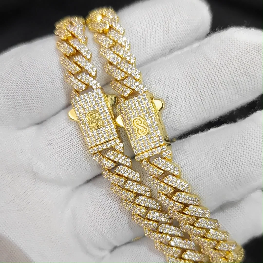 Collana Unisex Catena Maglia Fune Piena In Oro Giallo 48 Cm - Foto 13