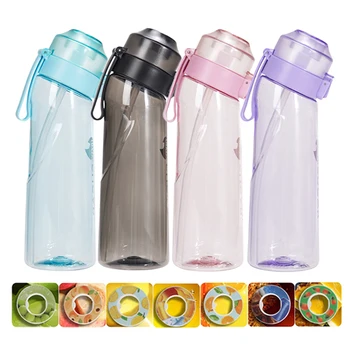 Outdoor BPA-Free Scented Up Water Cup Air Up Water Bottle With 7 Flavored Pods Borraccia Tritan Plastic Drink 650ml