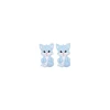 Perle focale Renard Bleu Pastel SA81