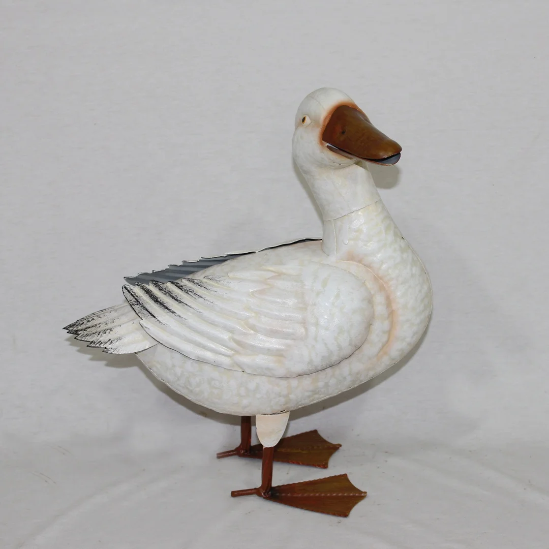 White Metal duck Figurine UD317575