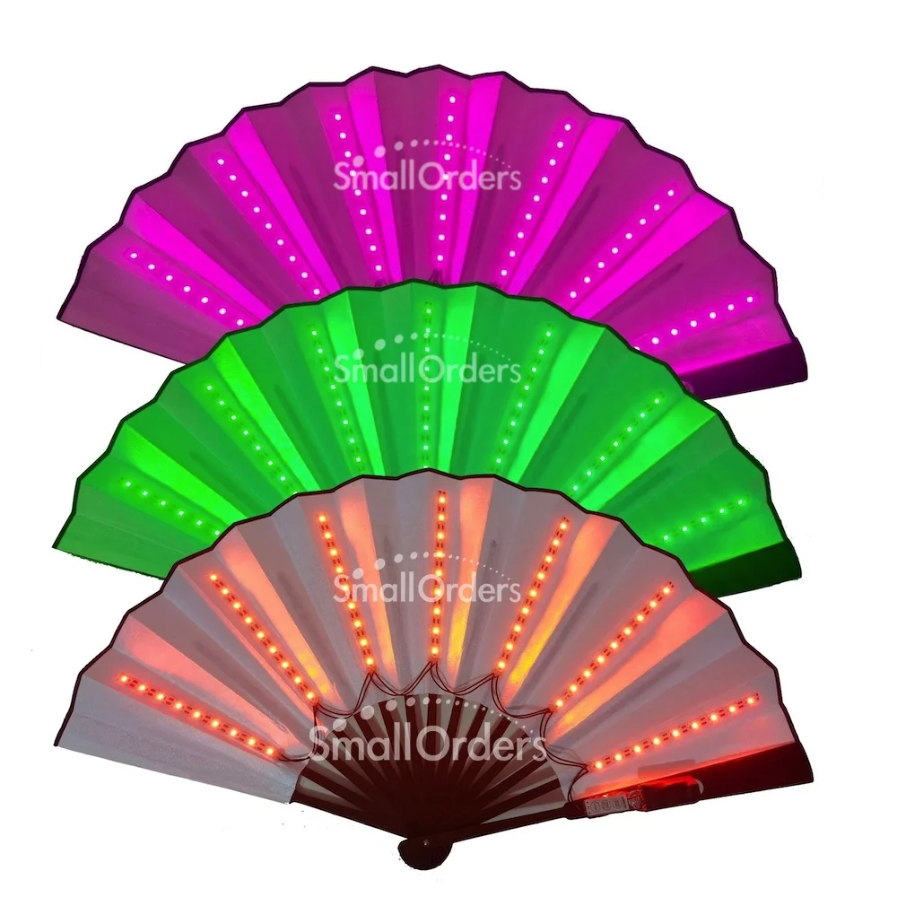 Party Wedding Dance LED Hand Fans