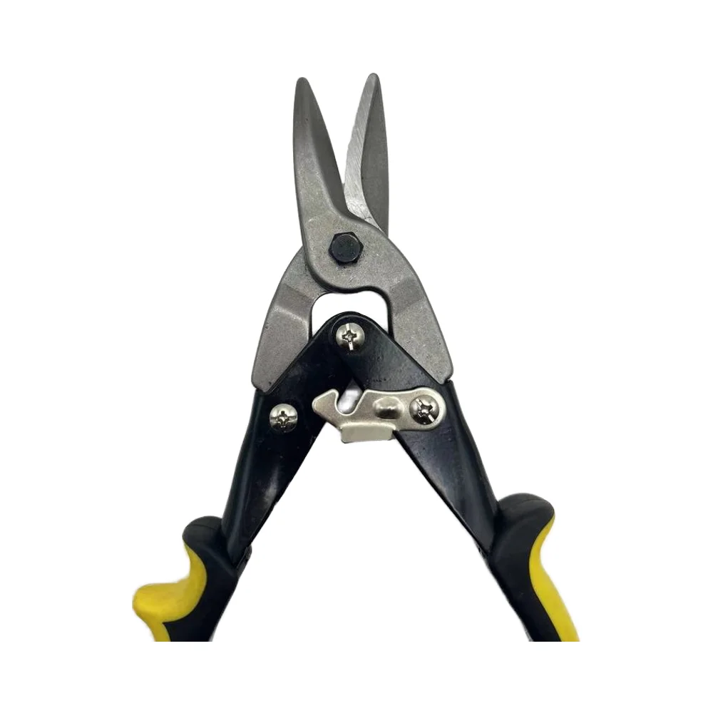 Industrial & DIY Grade Aviation Shears Smooth Edge Steel Rubber Handle with Stainless Steel Blade Cutting Tool with Sharp Tip