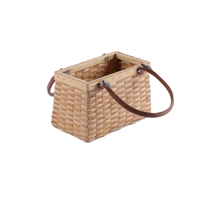 NEW Women's Handbag Wooden Hand Made Bag Beach Holiday Straw Bag Hollow Out Women Solid Bags