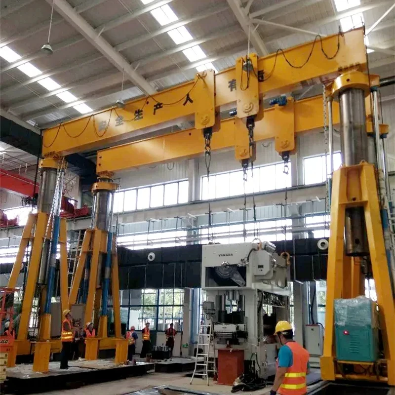 High Quality Telescopic Column 500ton Hydraulic Gantry Crane For Sale ...