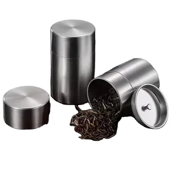 Food storage containers Beans airtight stainless steel cans Tea and coffee cans