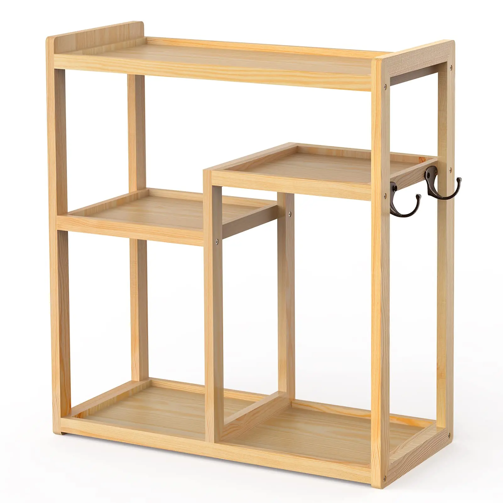 Multifunctional Storage Box For Bathroom Countertop With Laminated