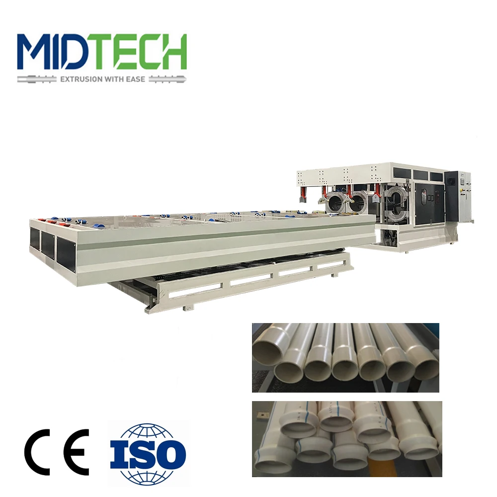 Автоматична машина за производство на PVC пластмасови тръби MIDTECH