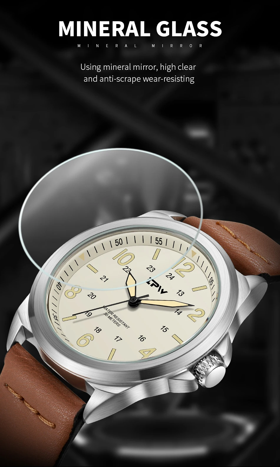 Shop Our Wholesale 42mm Luxury Men's Watch - Custom Analog