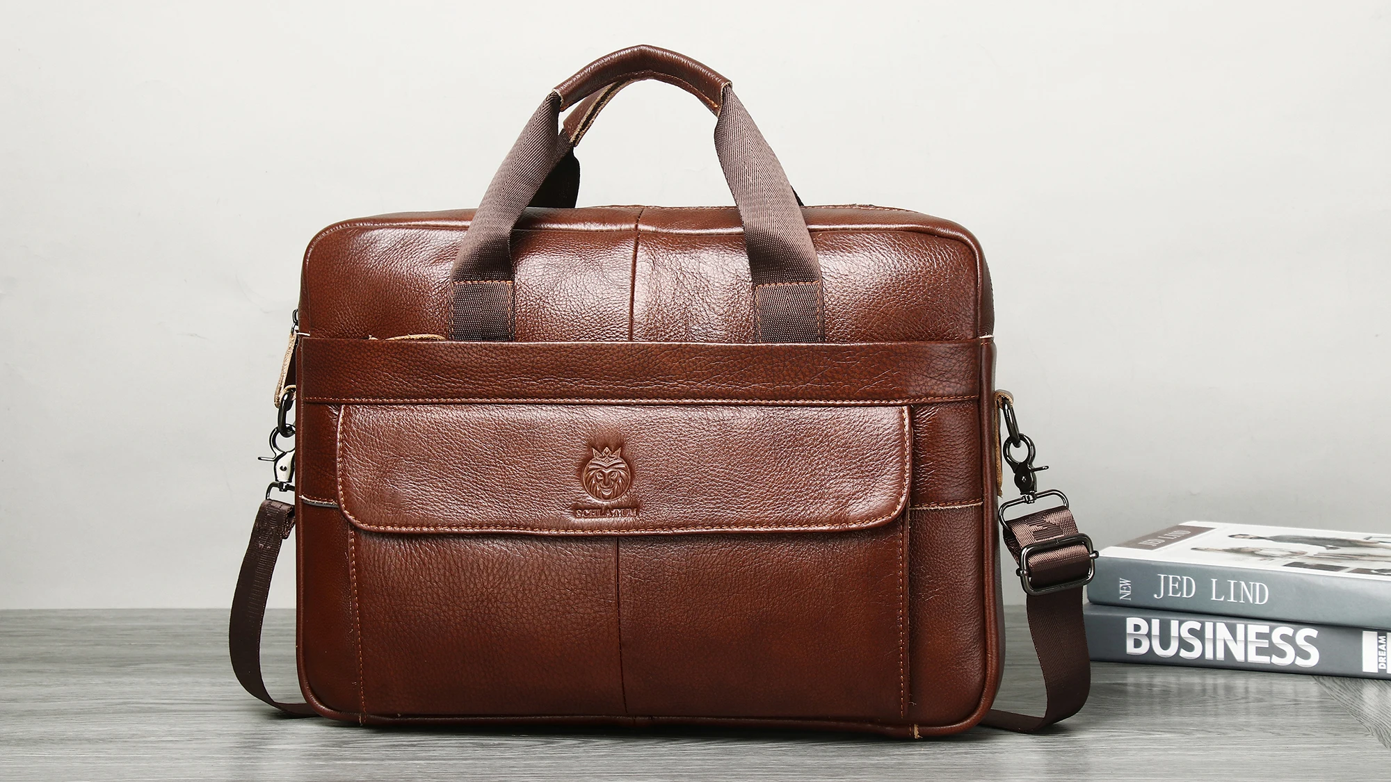 Schlatum Wholesale Custom Luxury High Quality Thin 15 Inch Business