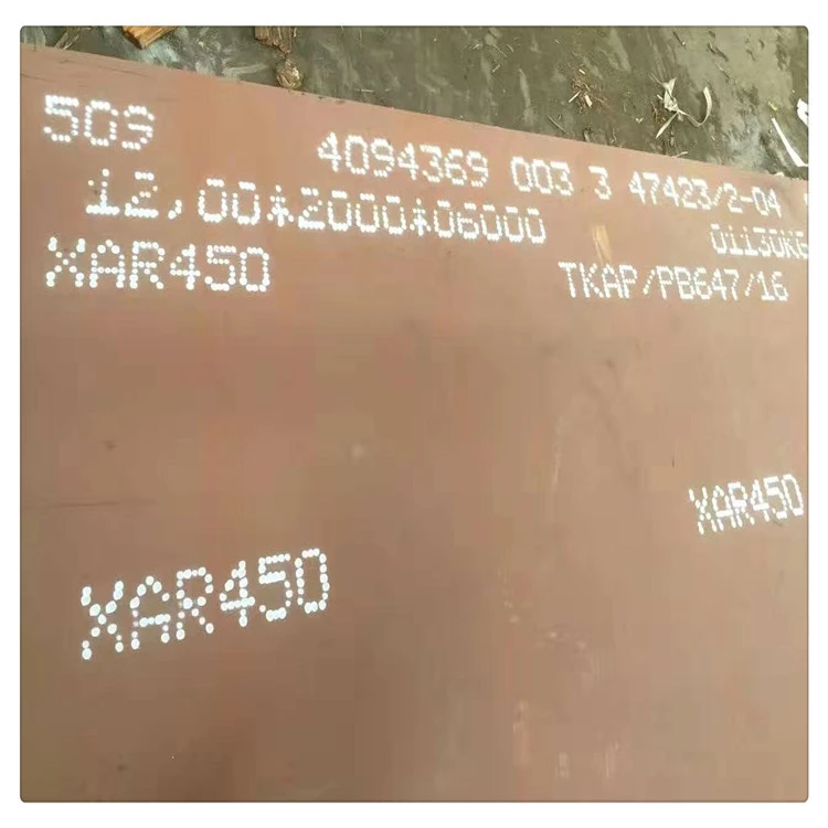 Wear-resistant steel plate AR400 XAR450 XAR500 XAR600 high hardness carbon steel plate