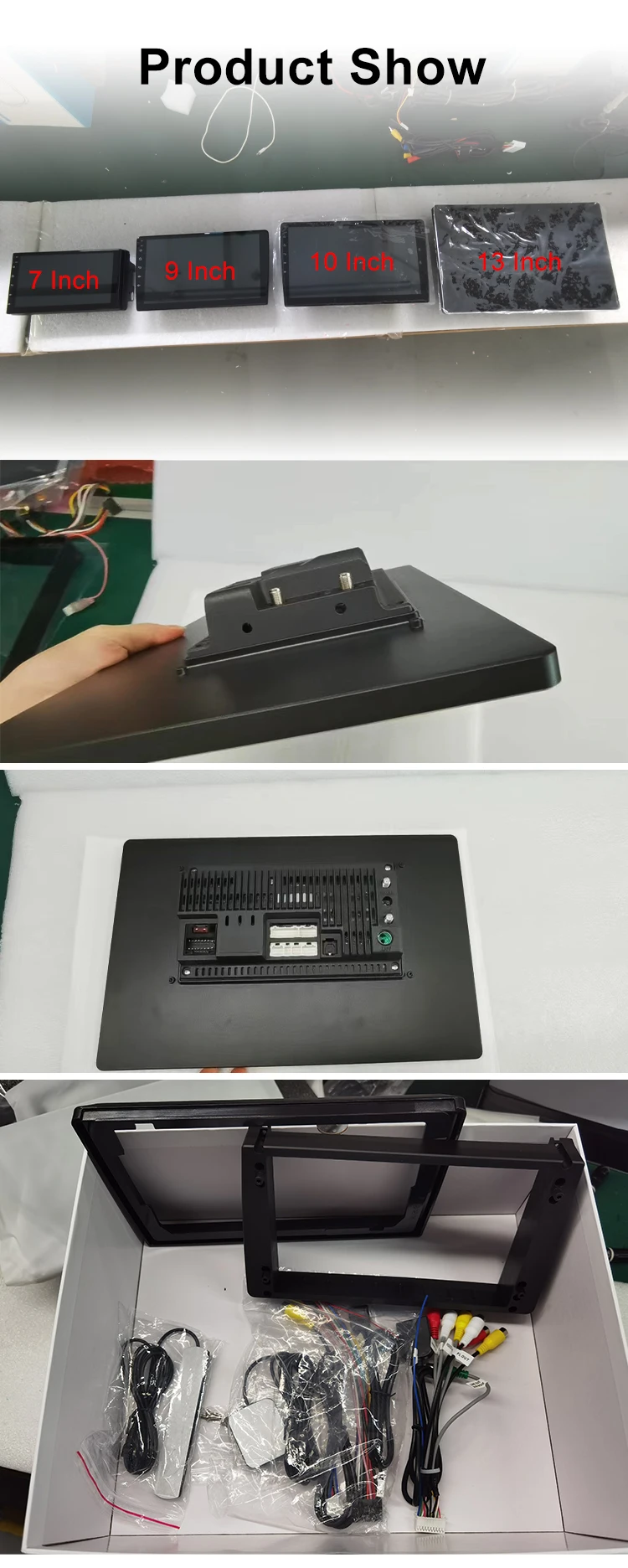 Yeanav 13 Inch Car Android Touch Screen GPS Car Stereo Radio Navigation System Audio Auto Electronics Video Car DVD Player