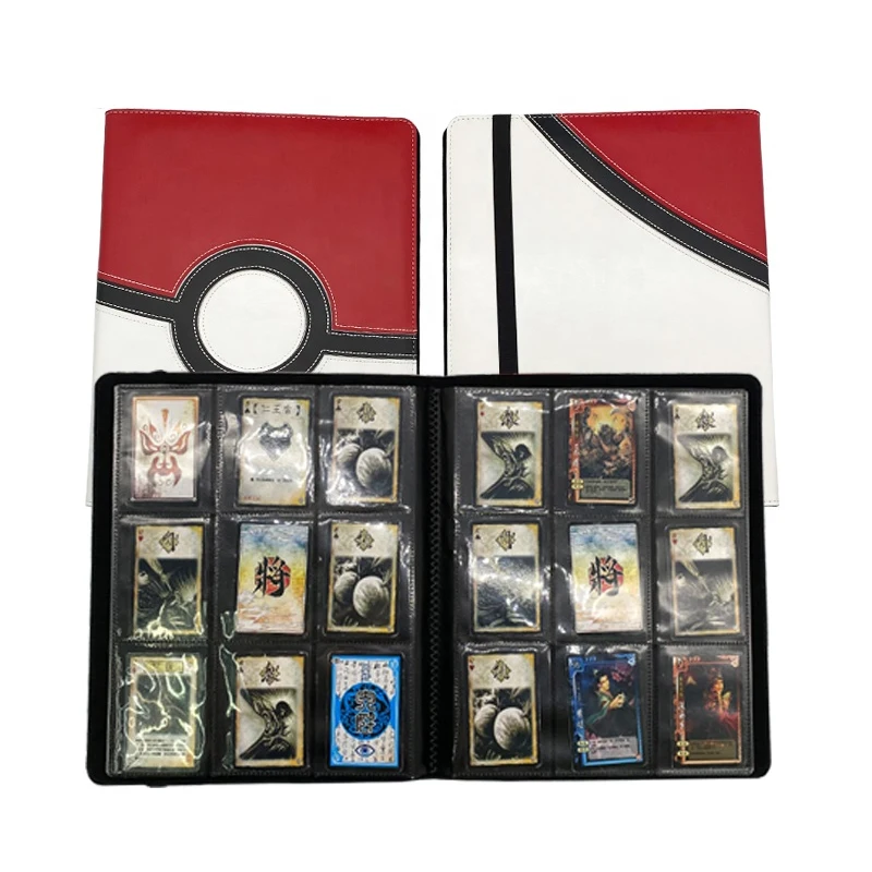 Игровая карточка Pokemon с эластичными 360 карманами, фотоальбом, игровая карточка на заказ, бейсбольные футбольные карточки