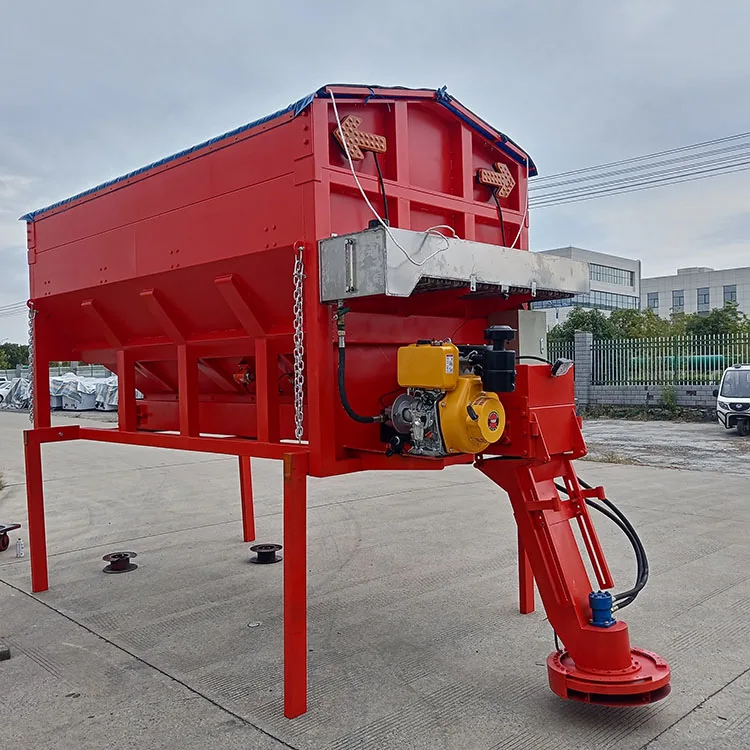 LONGSHUN New Design 6 8 10 Cubic Meters Vehicle Mounted Automation Salt Spreader for Ice Pavement