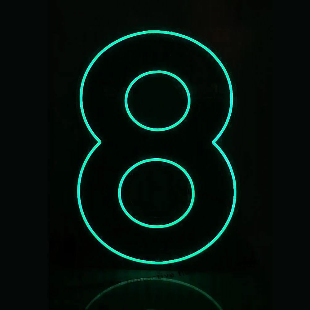 Winbo Free Design Rgb Neon Numbers Signs Standing And Hang Dropshipping