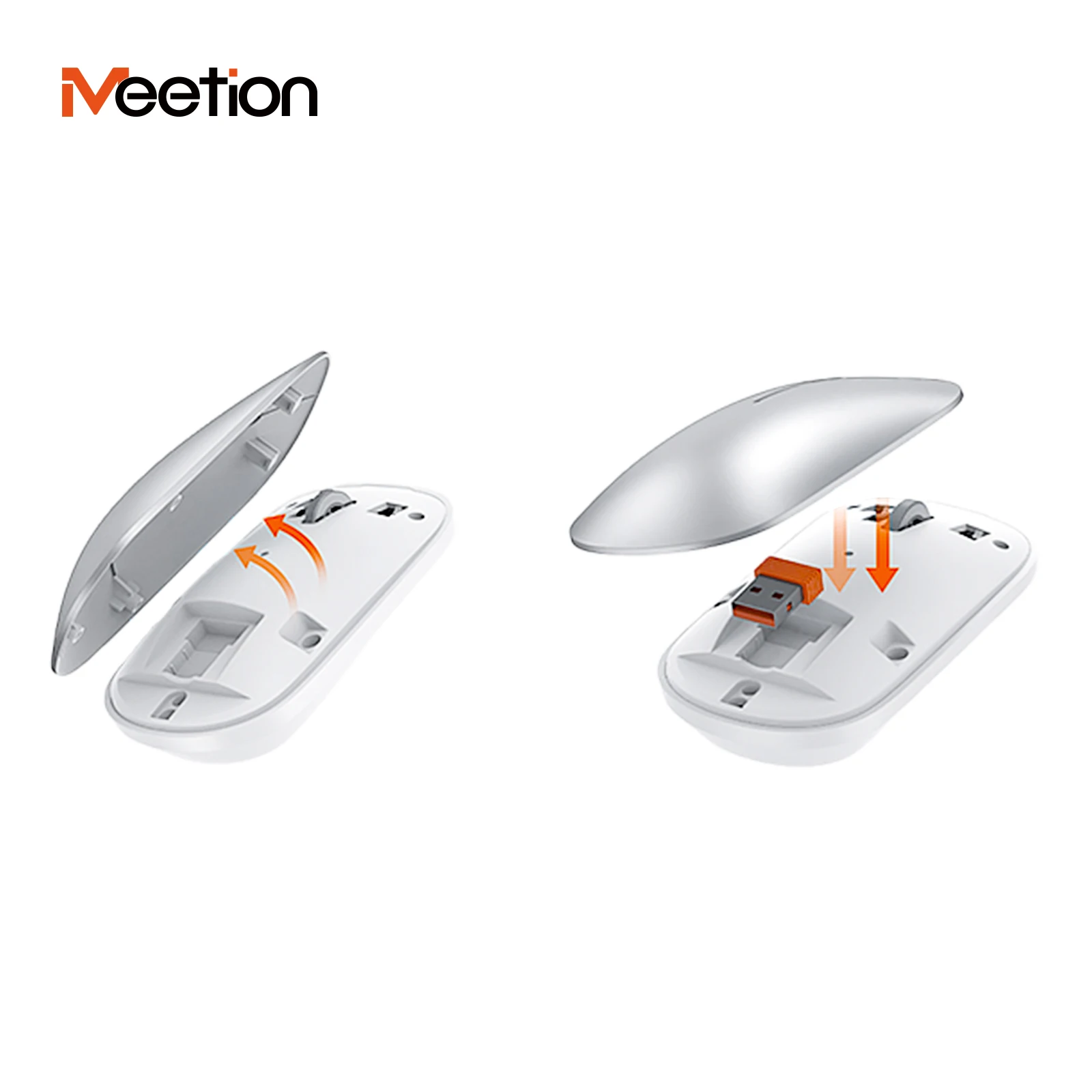 Meetion C230 Bluetooth перезаряжаемая беспроводная клавиатура и мышь комбо для волшебной клавиатуры ПК Windows ноутбука imac iPad Tablet
