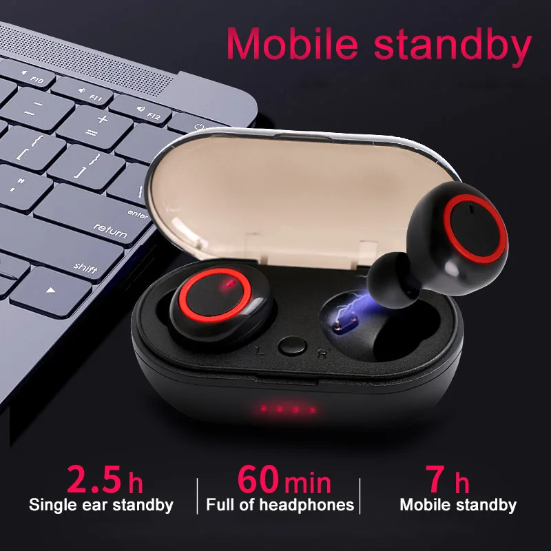 Long-Lasting Battery Life with Y50 GameSync Earbuds