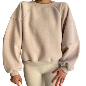 High Quality OEM Custom Logo Winter Front Long Sleeve Regular V-Neck Women Sweatshirt Hoodie