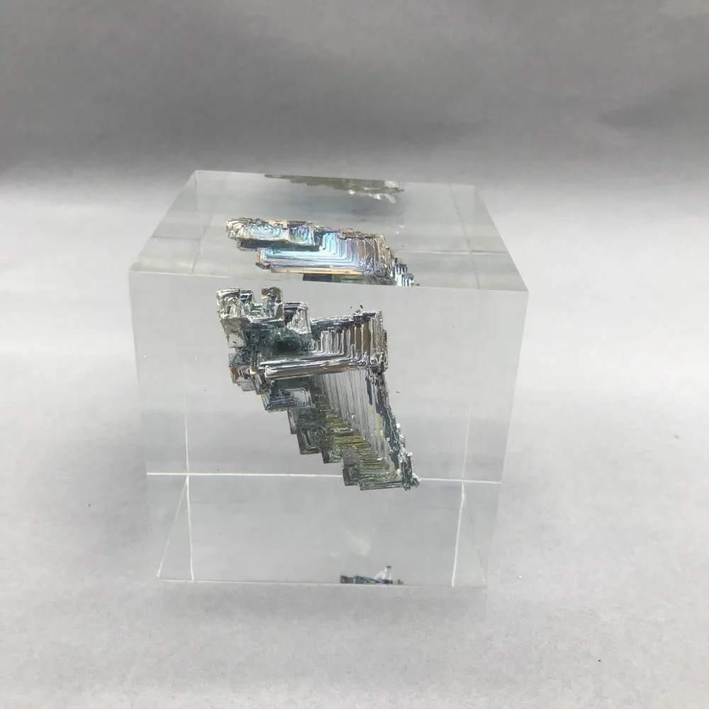83  Bismuth Elements Cube Acrylic Bi Periodic Table Elements Block Display Periodic Table with Real Elements Custom