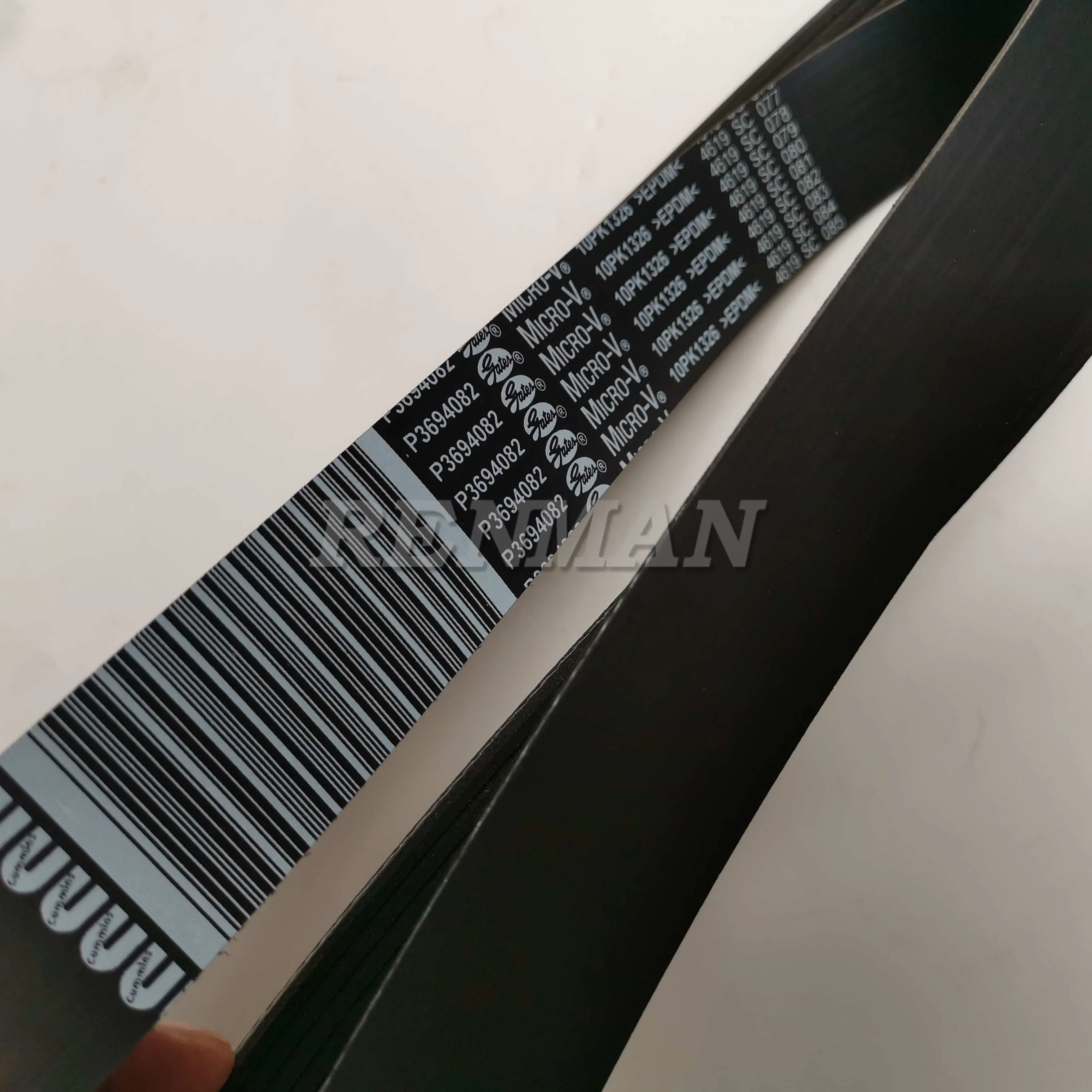 Genuine Cummins Diesel Engine ISG V Ribbed Belt 3694082 3694082F 