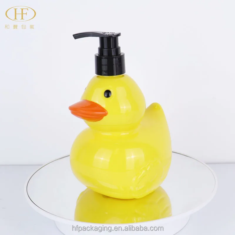 Empty Container 480ml 490ml 500ml Butterfly Duck Shaped Bottle Animal Soap Dispenser Shower Cleaning Lotion Soap Bottle