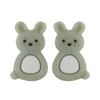 Rabbit Focal bead Light Gray SA125
