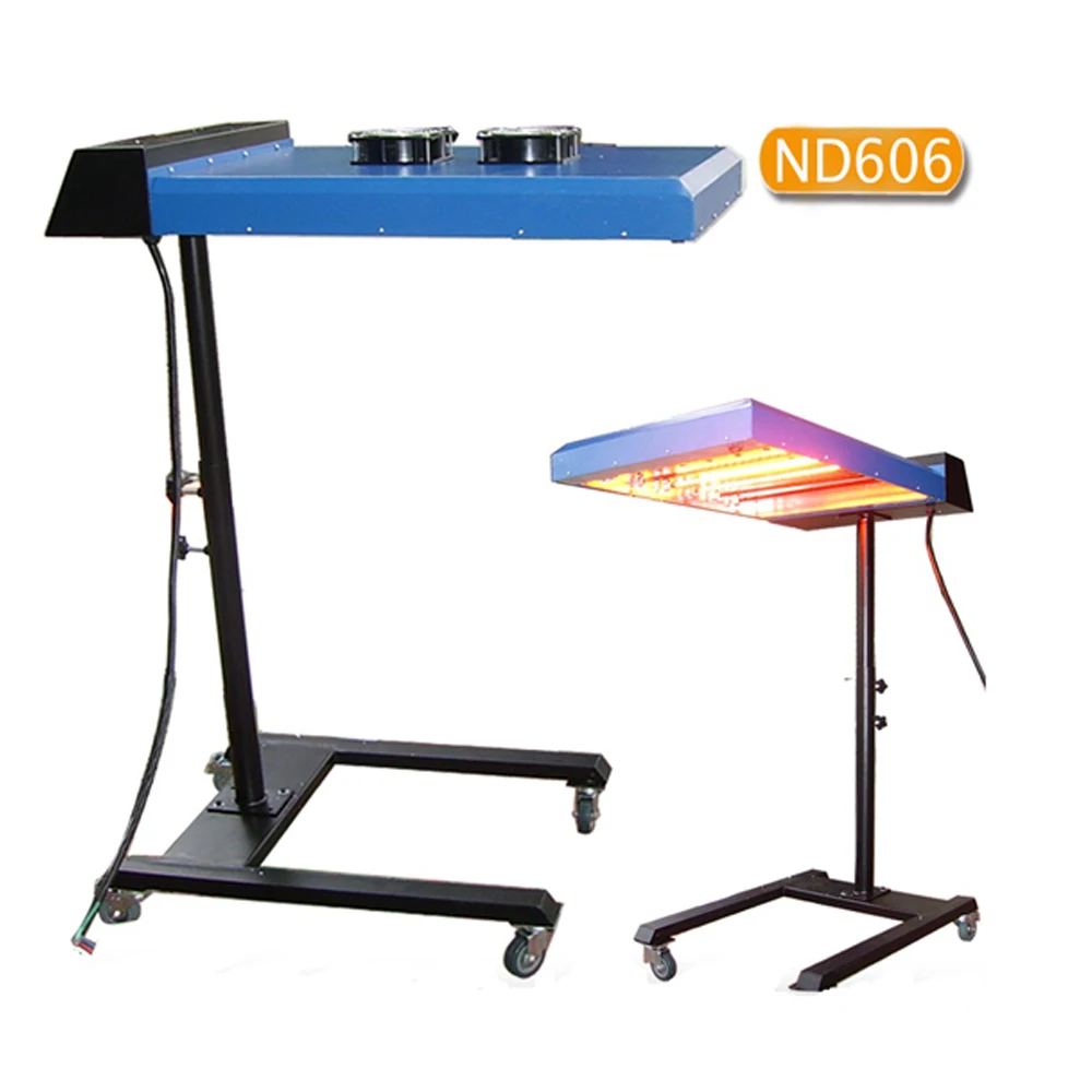 Screen Printing Flash Dryer Auto Sensor With IR Lamp Drying Clothes Garment Fabric Press Machine