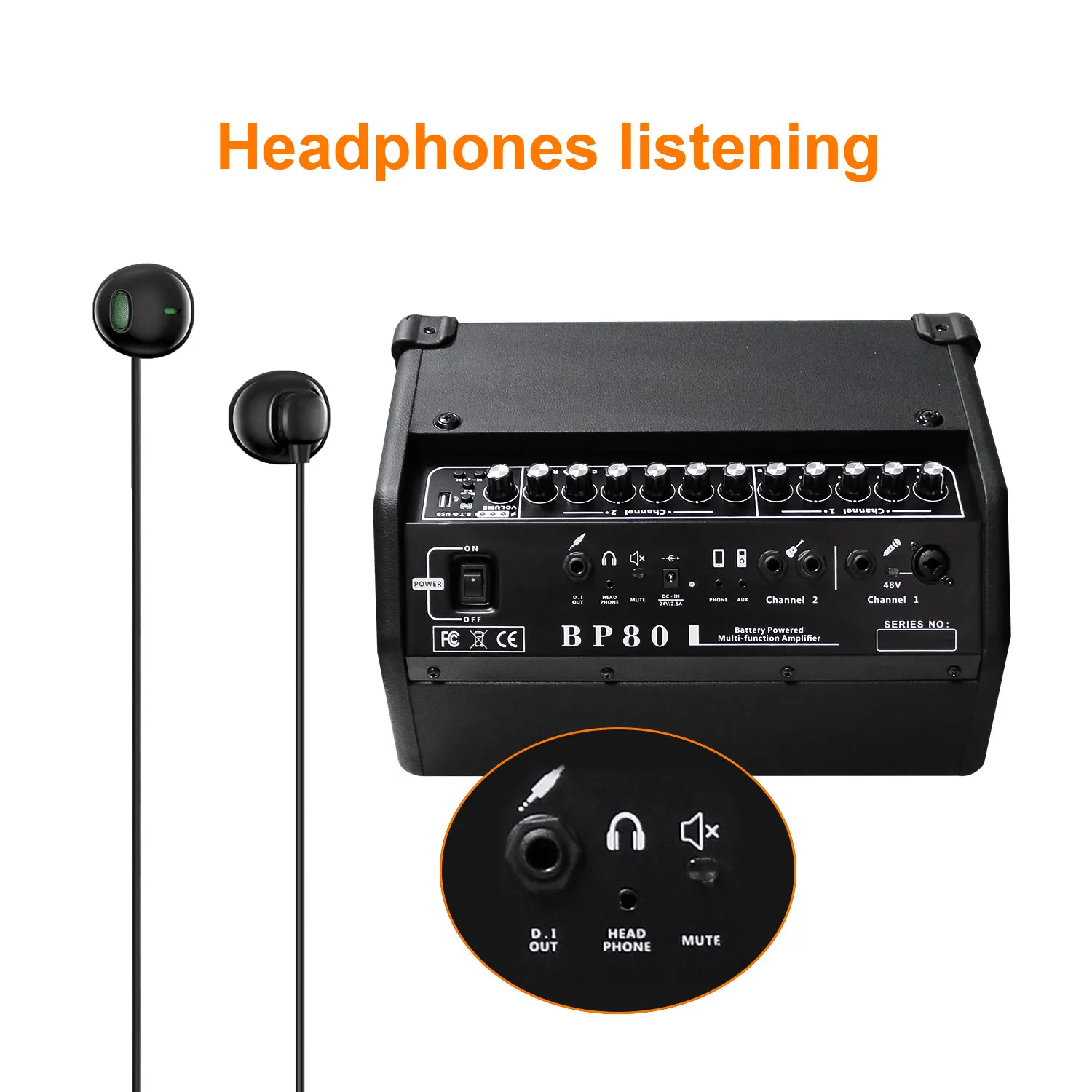 COOLMUSIC 100W充電式屋外アンプ ボーカルカラオケスピーカー