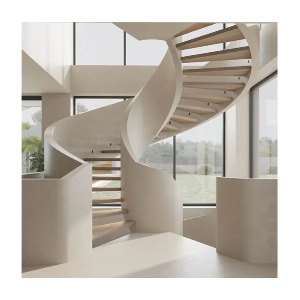 Prima Outdoor Staircase Design Staircase Full Customized Hanging Crystal Glass Spiral Staircase Cost