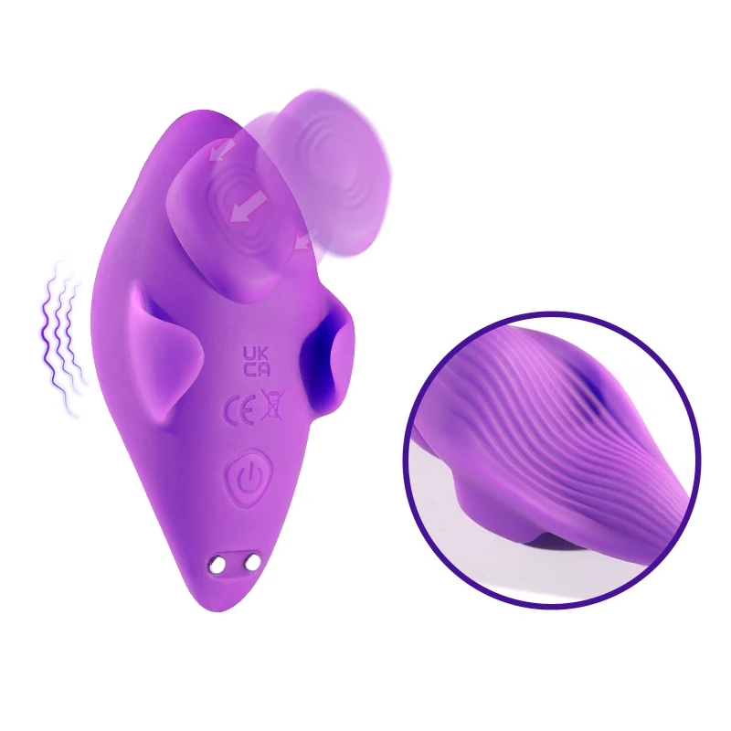 Magnetic Suction Wearable Clitoral Massager Women's Sexual Pleasure  Vibrator Sex Toys