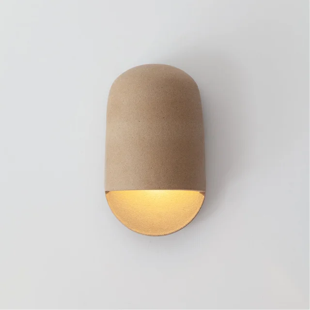 Designer Decorative Ceramic Wall Lamp LED Light Corridor Aisle Interior Home Hotel Restaurant Living Wall Mounted Sconce Fixture