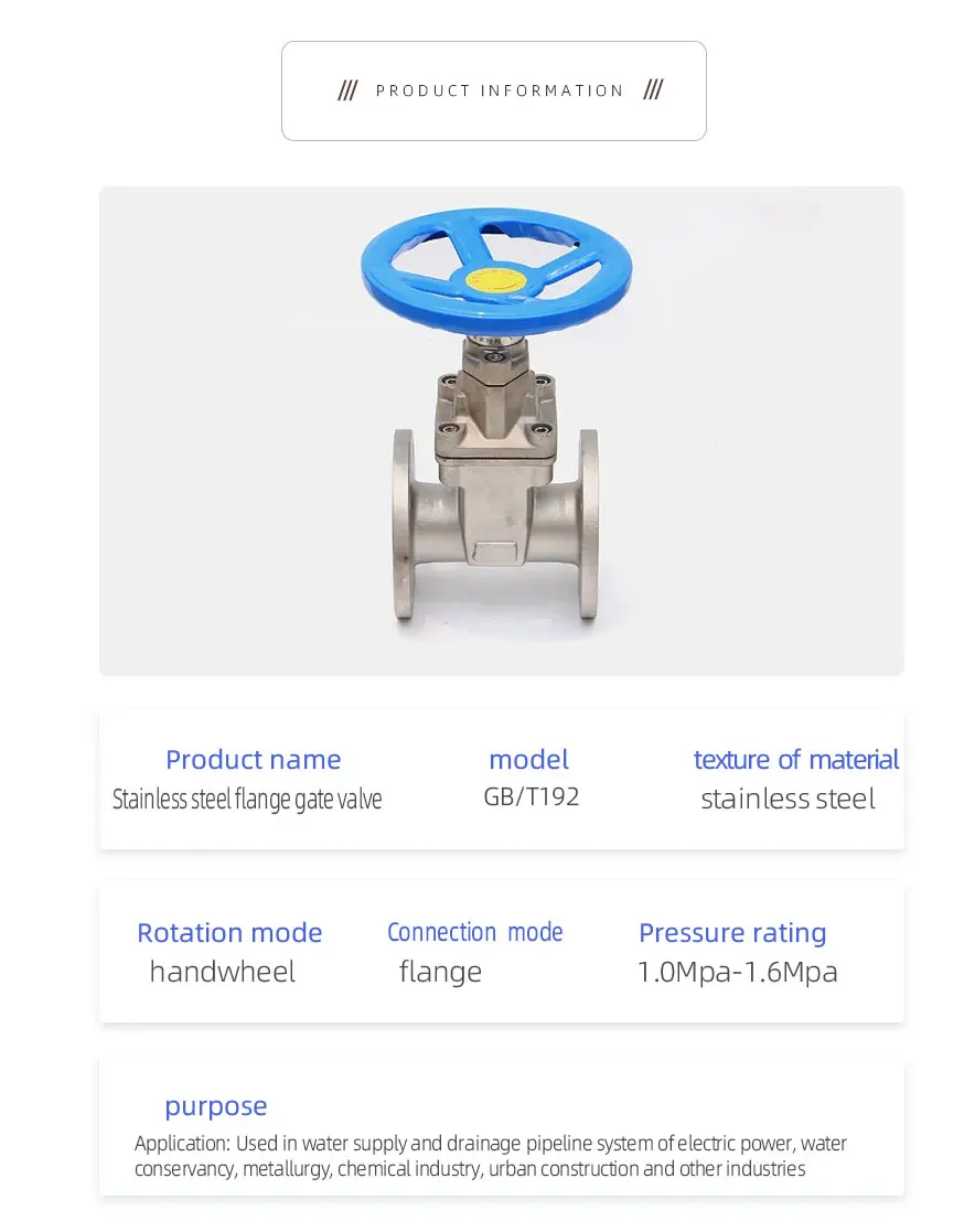 High Quality Valvula De Compuerta Durable Valve Manual Electric Mss-sp ...