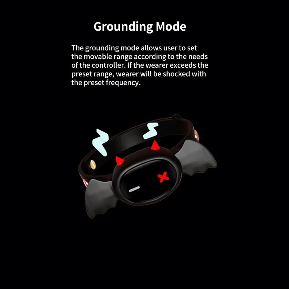 Free Custom Box - Bondage Restraints APP Remote Controlled Electro Collar Electric Shock Chaplet Slave Necklace Collar