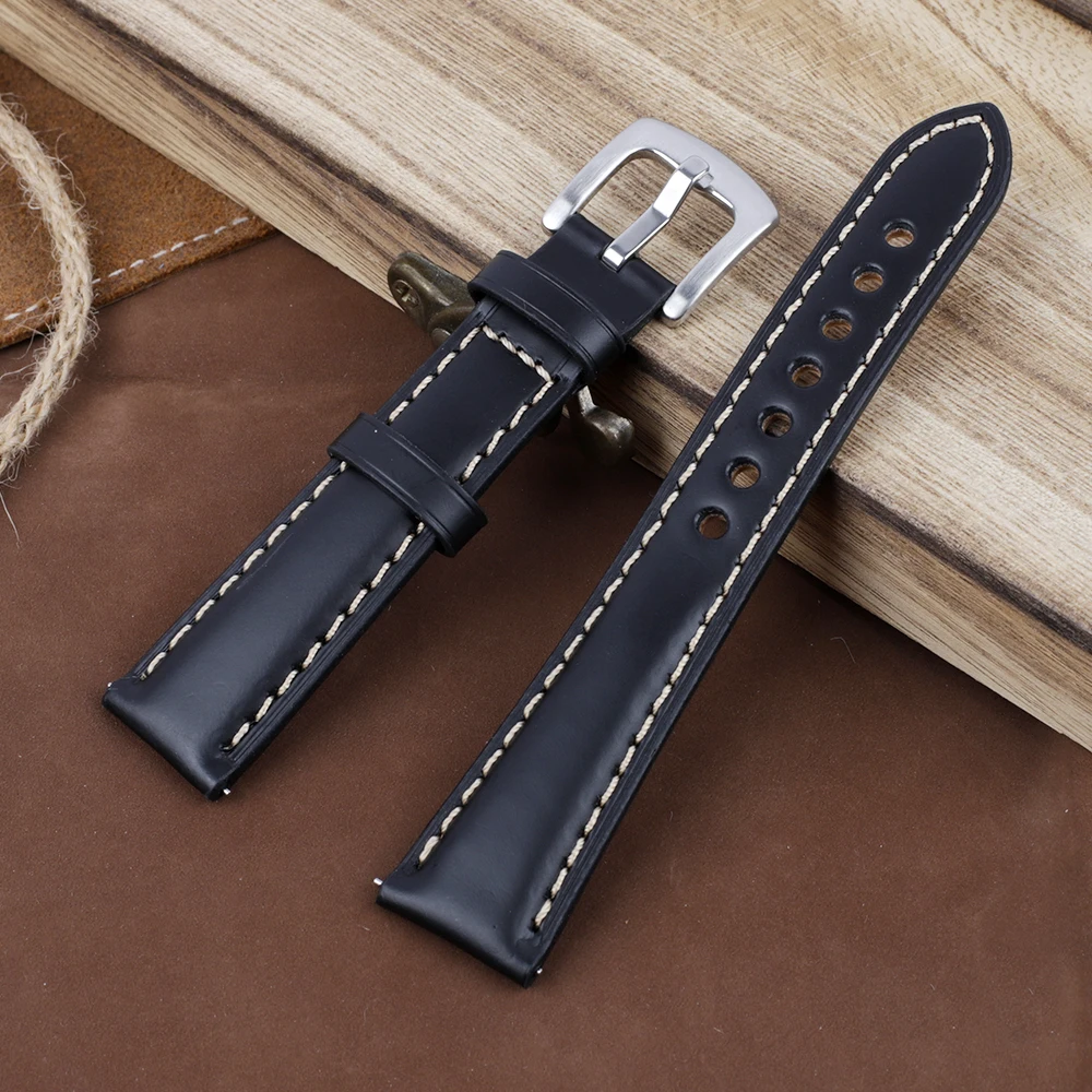 WOMW X B & R Bands LE Tobacco Waxy Italian Leather Watch Band | B - Foto 4