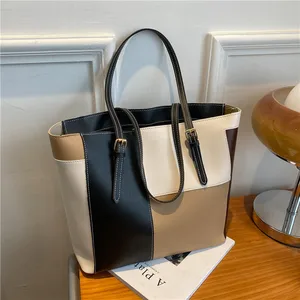 Large Capacity Female Shoulder Underarm Bag 2026 New Fashion Texture Big Size Pu Leather Handbag Tote Bags For Women