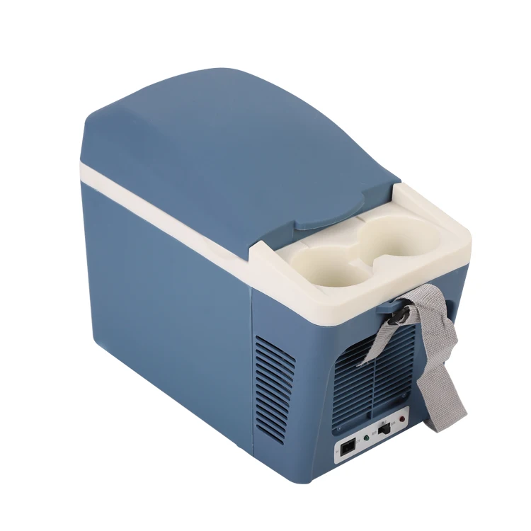 Best-selling  product 12v 220v ac dc cooler box mini for bedroom portable refrigerator car fridge Refrigerator 7L