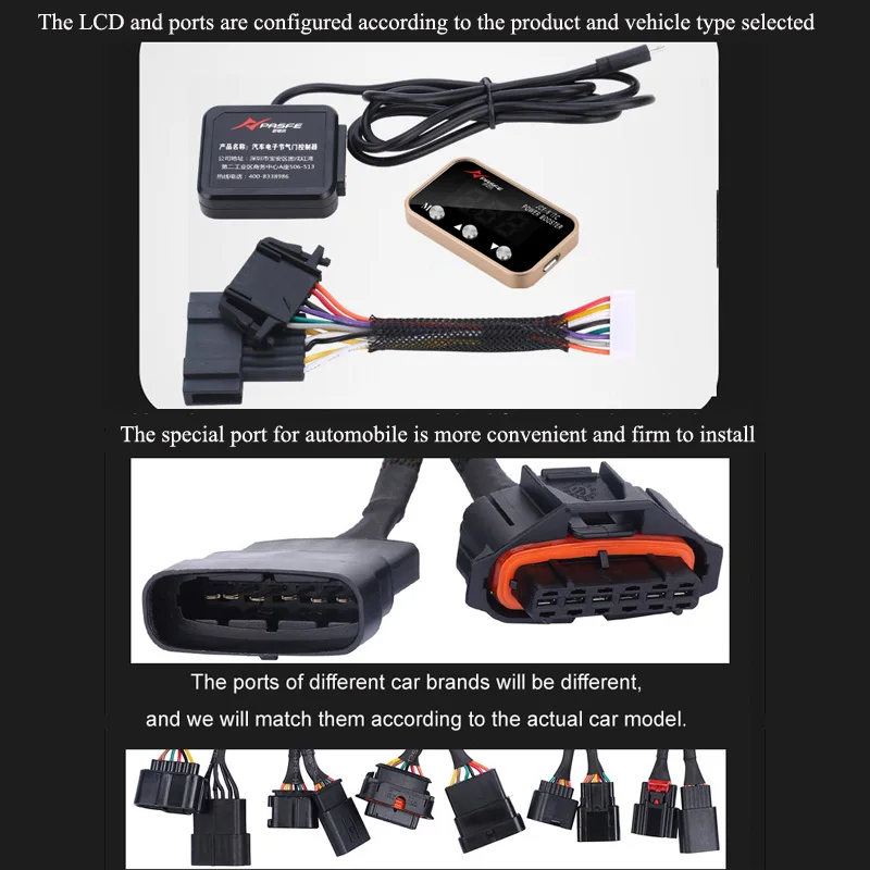 Car Accelerator 9 Drive Throttle Controller Car Power Modification Auto Gas Accelerator Auto Gas Accelerator Pedal Box  Racing