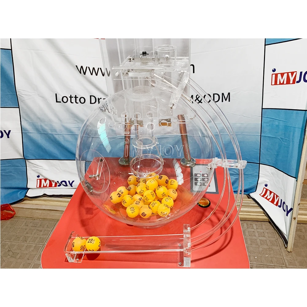 Lucky lotto draw plastic ping pong balls air jet mix lottery online drawing blower machine