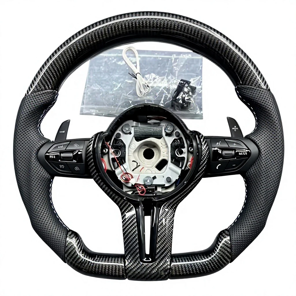 carbon-fiber-flat-bottom-sport-steering-wheel-bmw-series-x-m-3-1